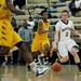 Dexter High School senior Brandon Bellottie drives up the court in the second half of the game against Ypsilanti on Friday, Feb. 15. Daniel Brenner I AnnArbor.com